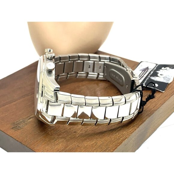 Hugo Boss Men's Watch 1513196 Quartz Chronograph Black Gray Dial Silver 43mm - Picture 8 of 13